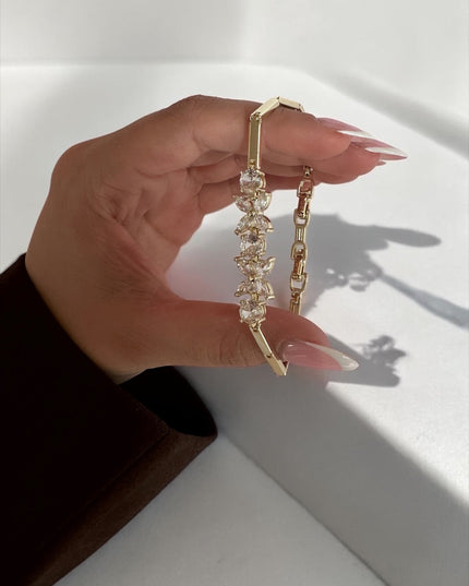 Livia Ice Flower Armband