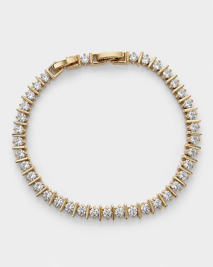 Pure Tennis Armband Golden