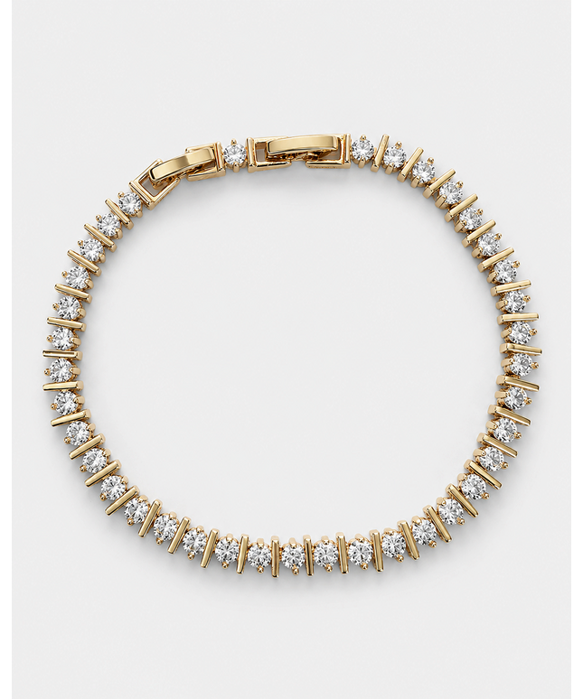 Pure Tennis Armband Golden