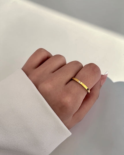 Tiny Stone Ring