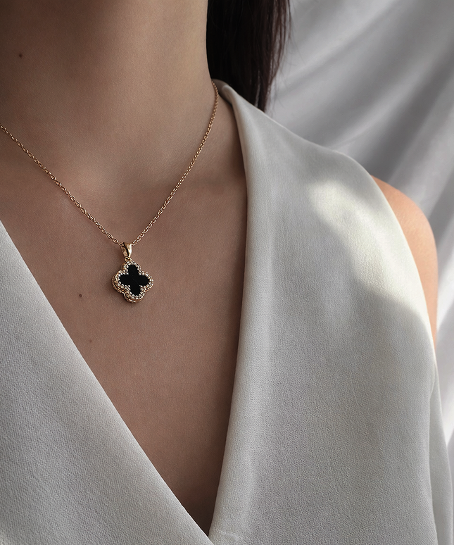 Duo Frame Clover Kette