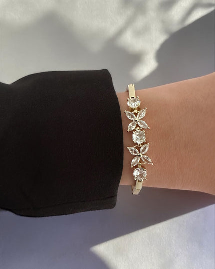 Livia Ice Flower Armband