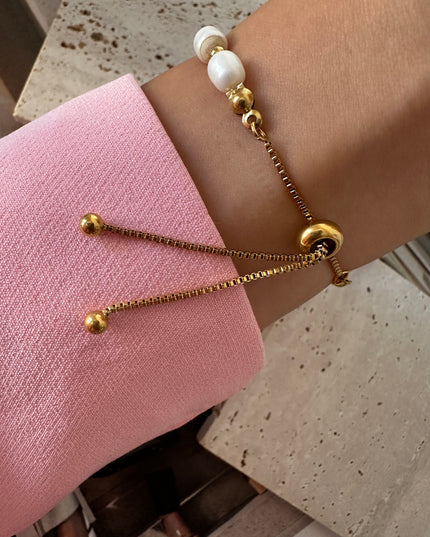 Süßwasser Pearl Armband (verstellbar)