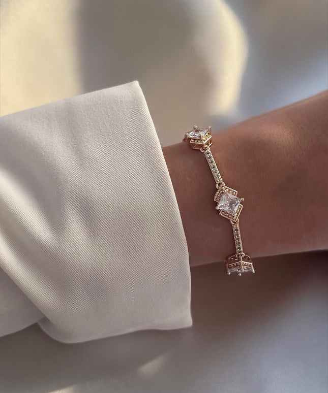 Triple Crystal Armband