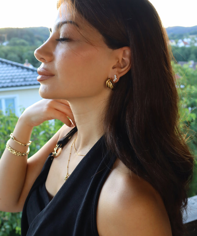 Crystal Lotus Ohrstecker