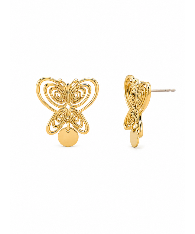 Butterfly Coin Ohrstecker