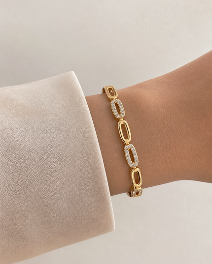 Livia Oval Armband