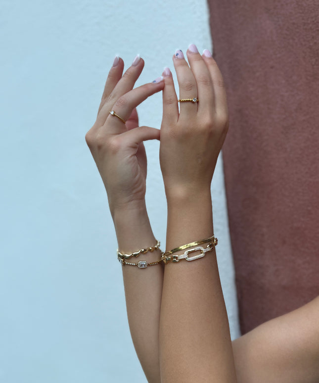 Crystal Carabiner Armband