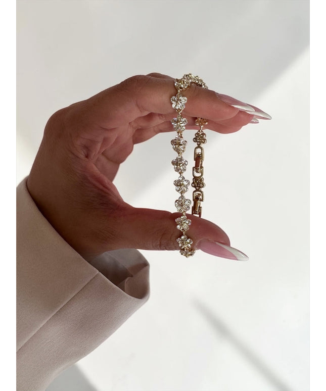 Flora Crystal Armband