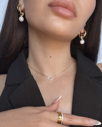 Perla Creolen Gold