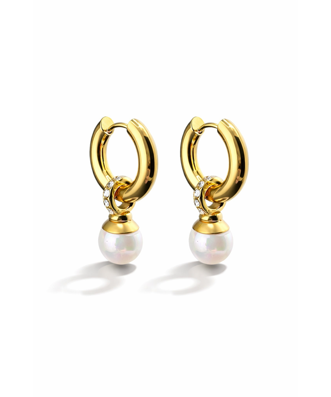 Perla Creolen Gold