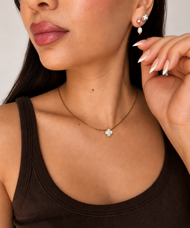 Clover Halo Ohrstecker