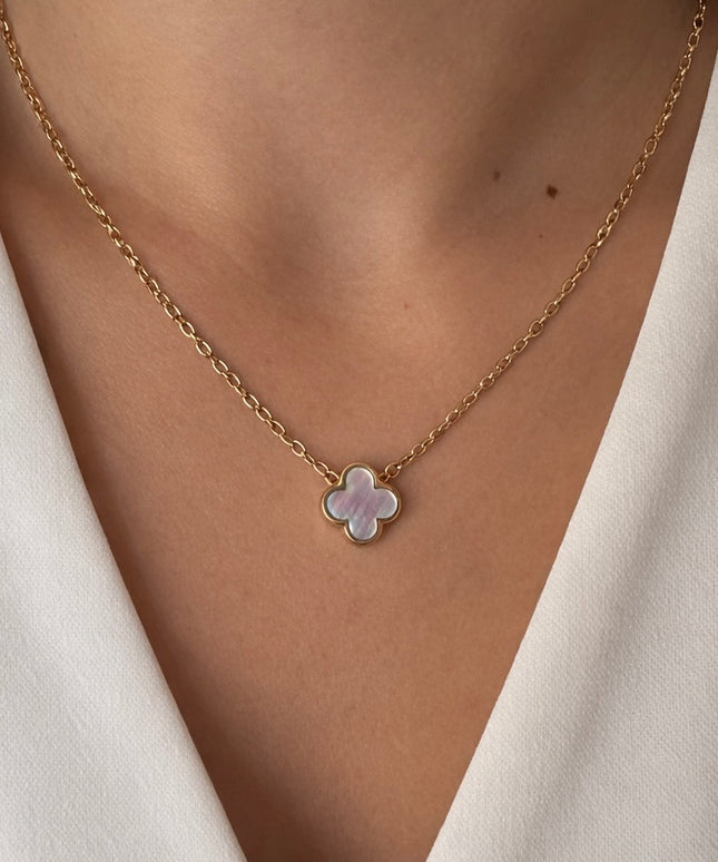 Velora Clover Halskette Blush