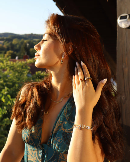 Amarose Initial Armband