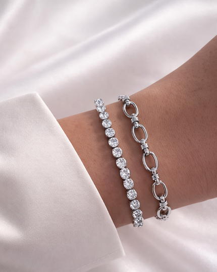 Oval Chain Armband