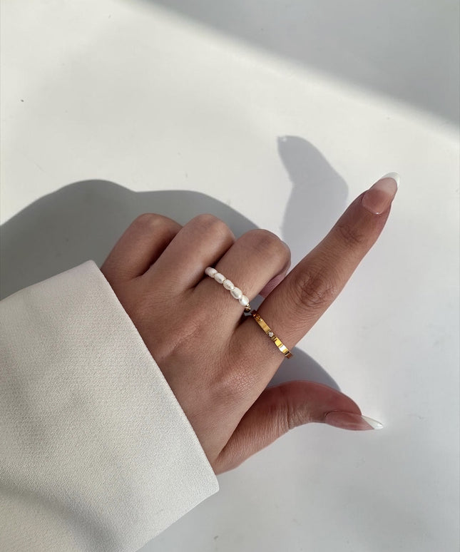 Tiny Stone Ring
