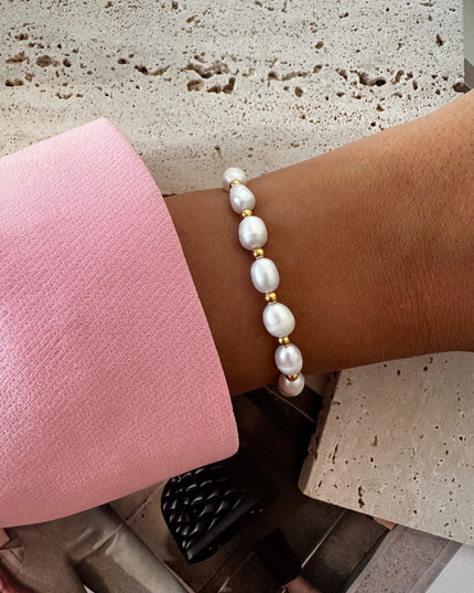 Süßwasser Pearl Armband (verstellbar)