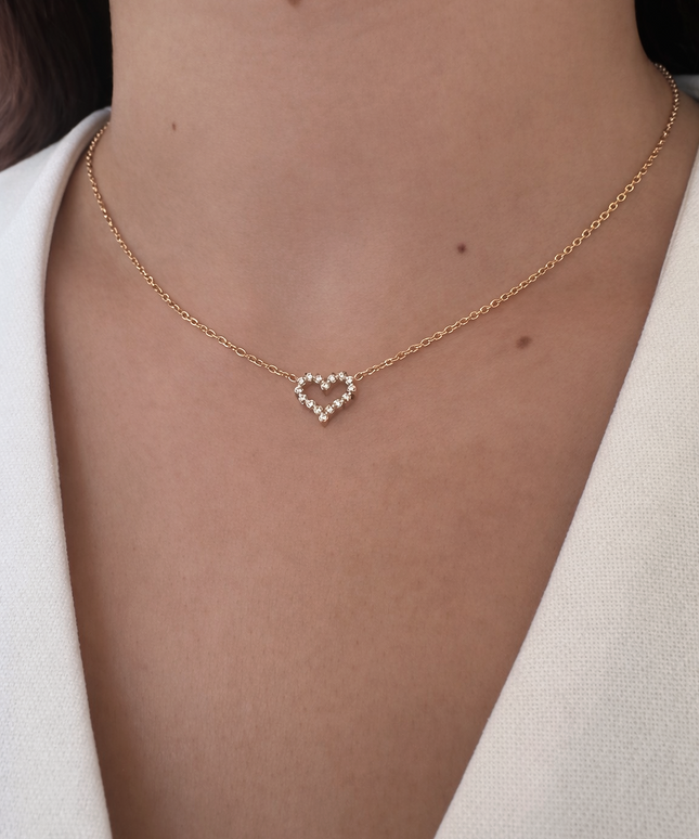 Heart Shiny Halskette