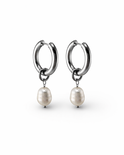 Perla Creolen Silver