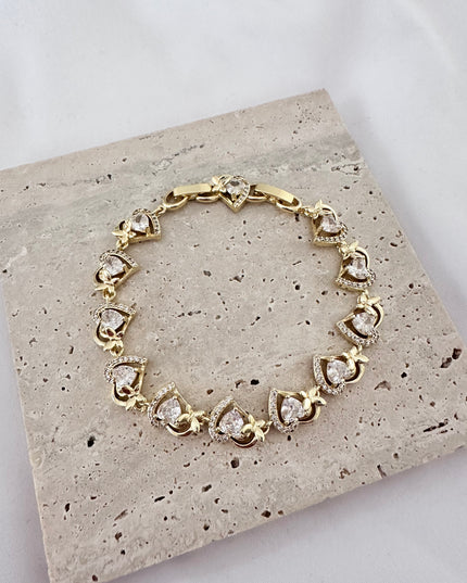 Heart & Butterfly Armband