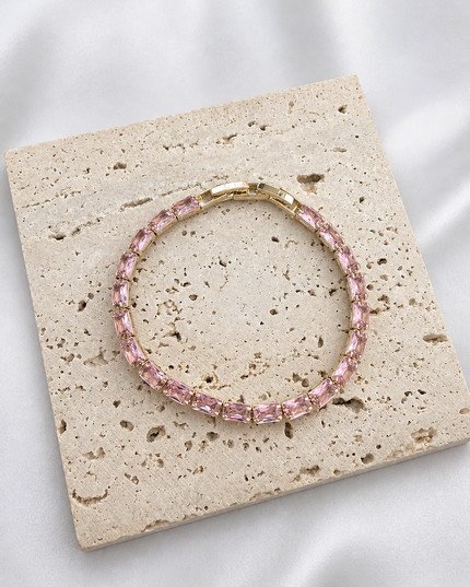 Classic Tennis Armband Rosé