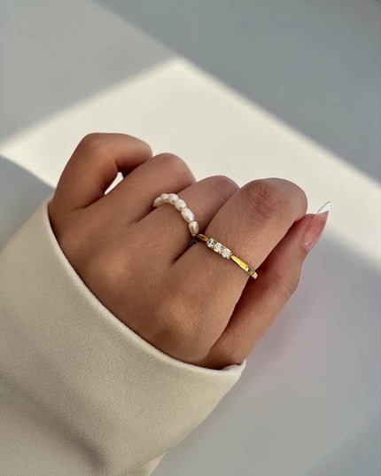 Luxe Three Point Ring