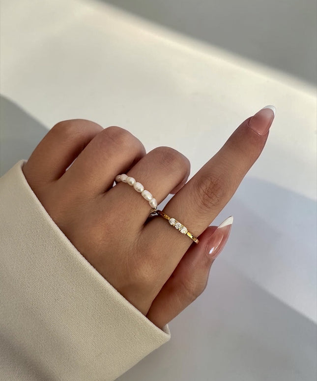 Luxe Three Point Ring