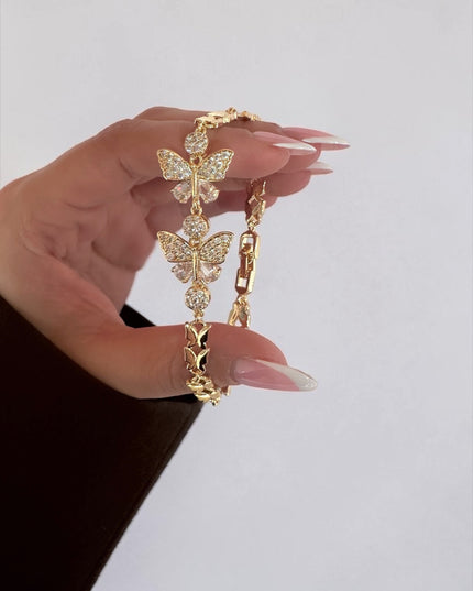 Butterfly Twin Armband