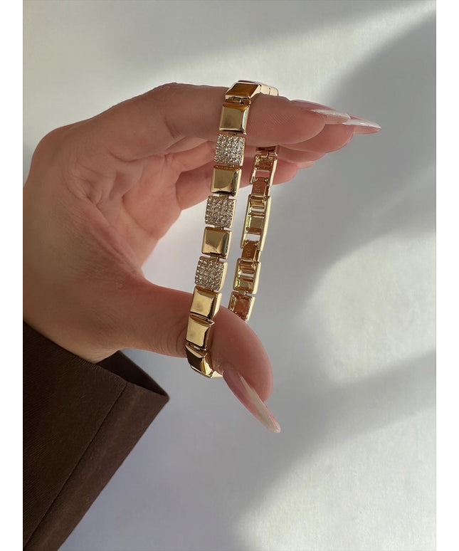 Line Square Armband