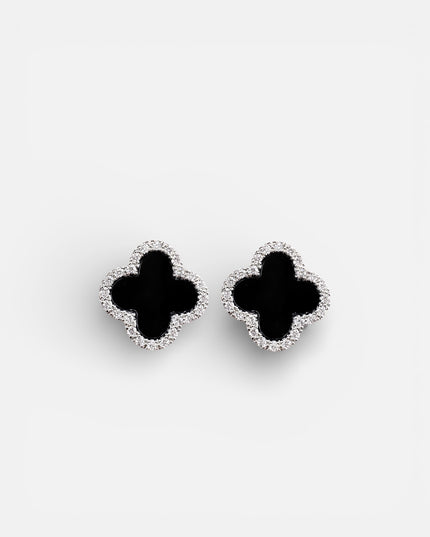Clover Noir Ohrstecker