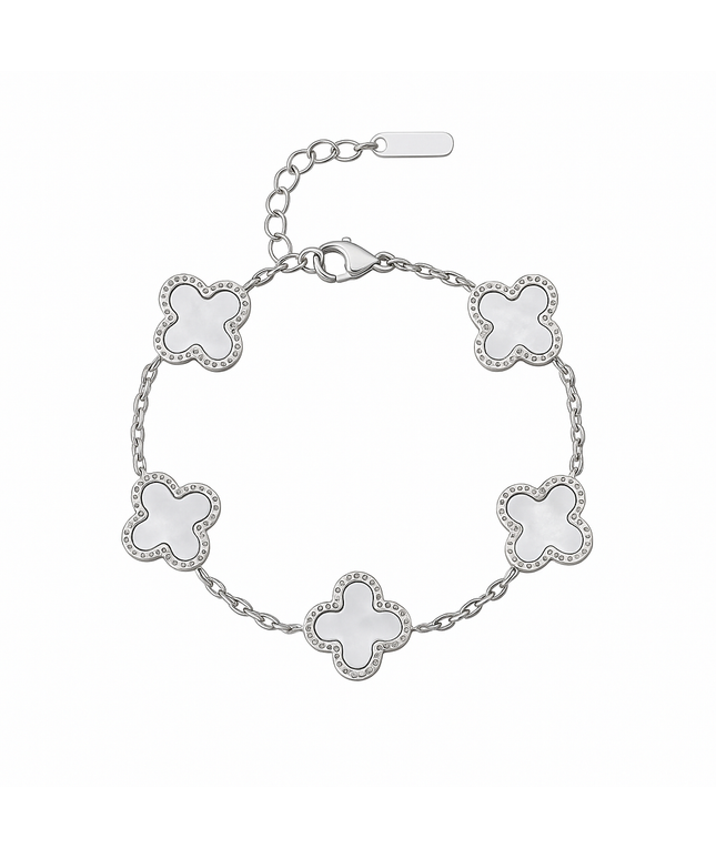 Snow Clover Armband