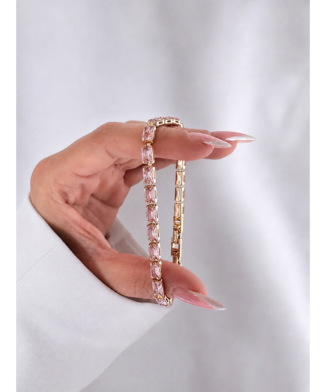 Classic Tennis Armband Rose