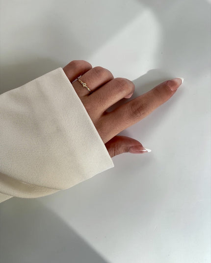 Tiny Crystal Ring