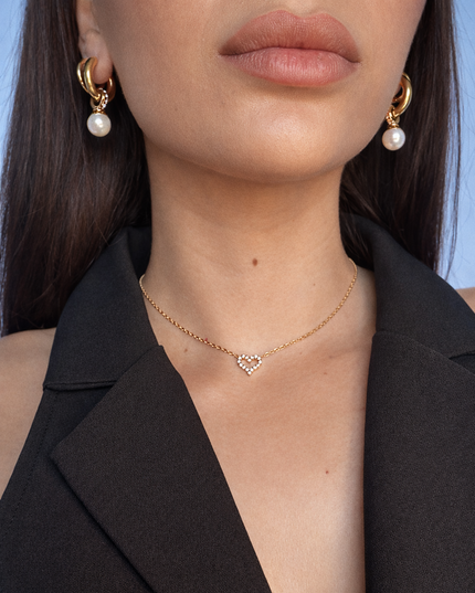 Perla Creolen Gold