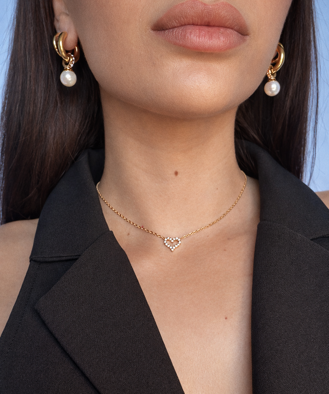 Perla Creolen Gold