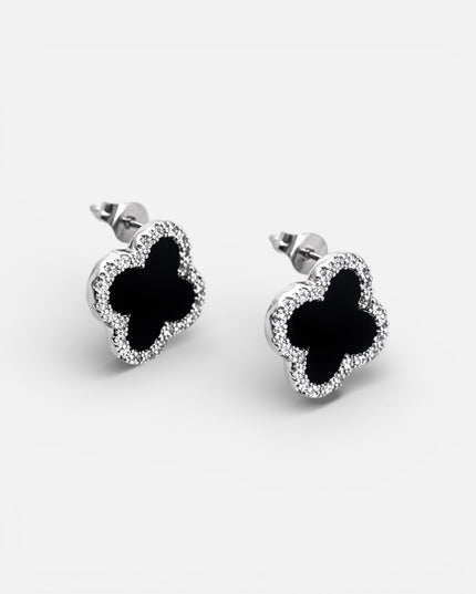 Clover Noir Ohrstecker