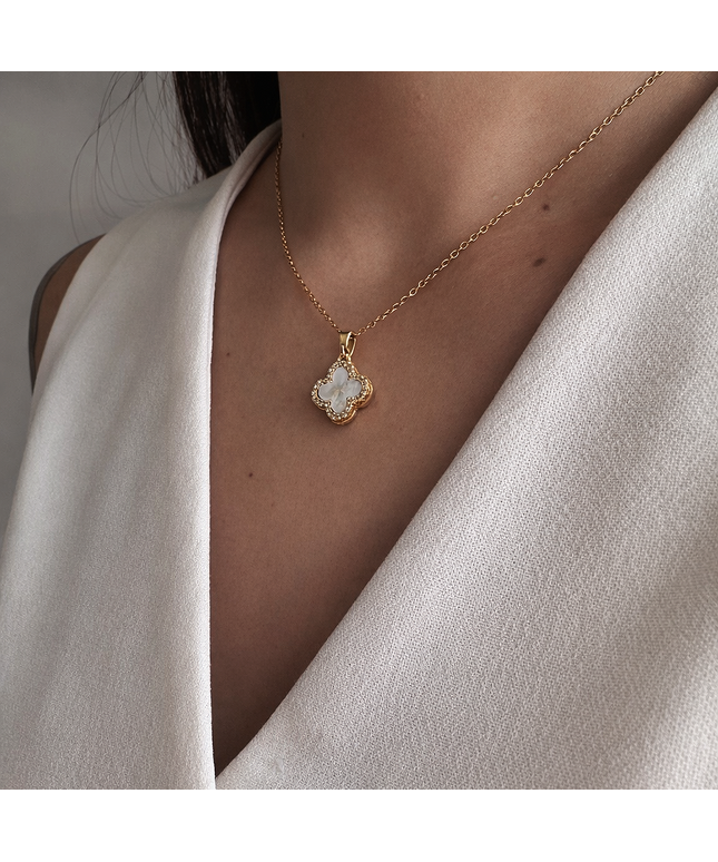 Duo Frame Clover Kette