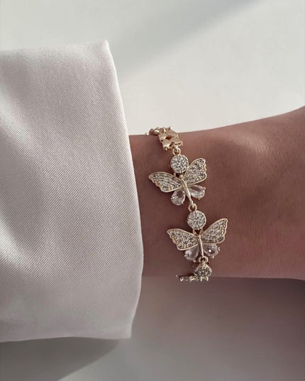 Butterfly Twin Armband