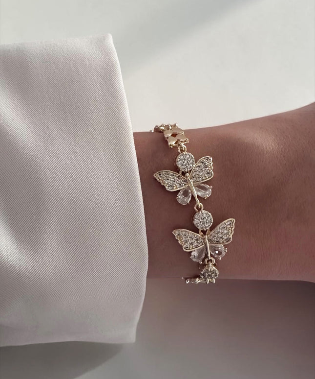 Butterfly Twin Armband