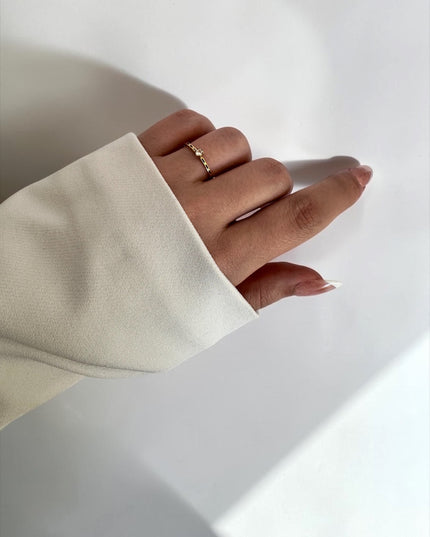 Tiny Crystal Ring