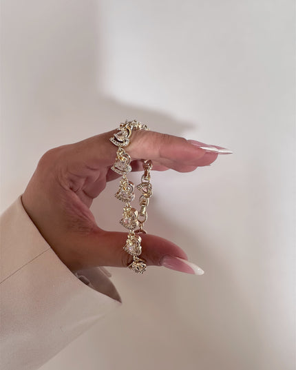 Heart & Butterfly Armband