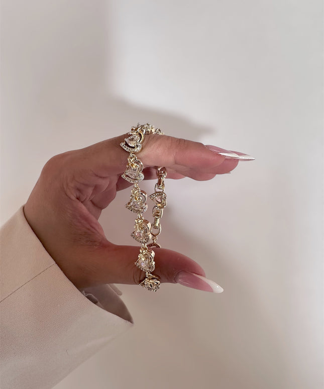Heart & Butterfly Armband