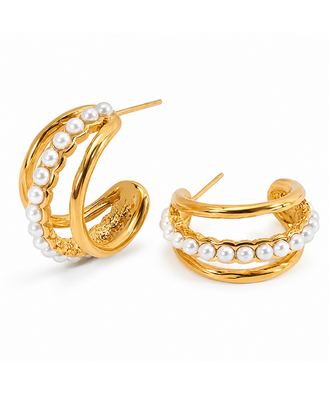 Pearl Strand Creolen