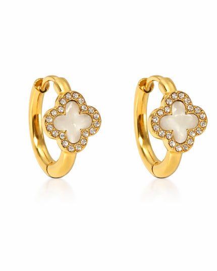 Clover Pearl Creolen