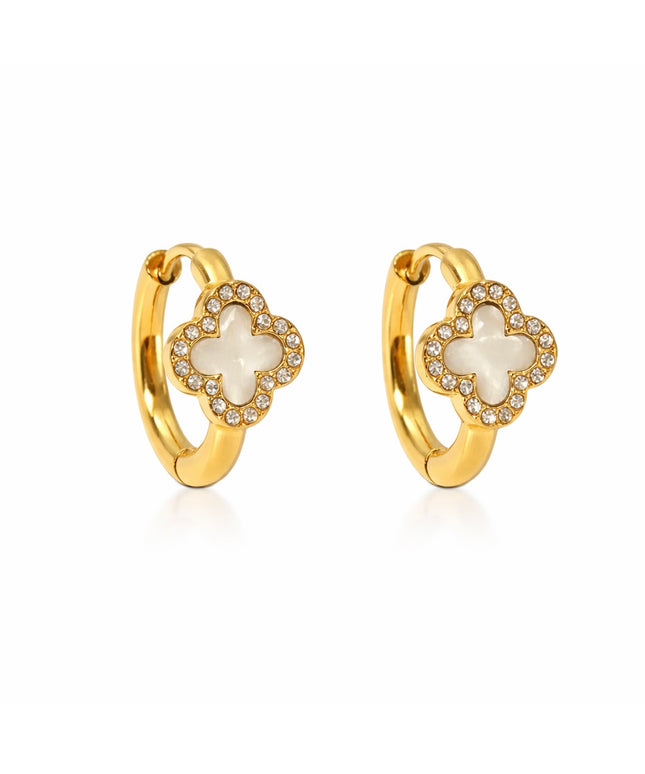 Clover Pearl Creolen