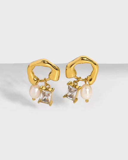 Pearl Stone Creolen