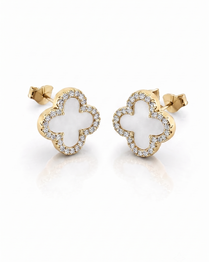 Clover Halo Ohrstecker