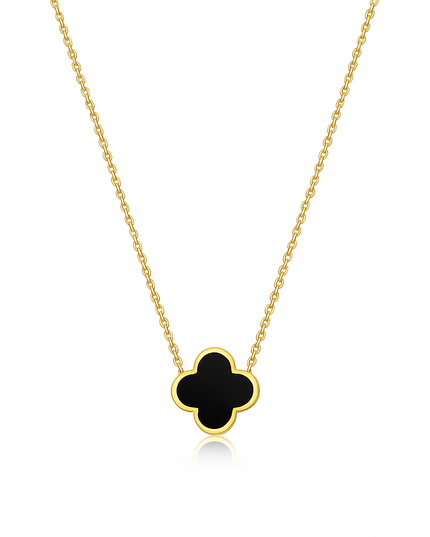 Velora Clover Halskette Snow oder Noir