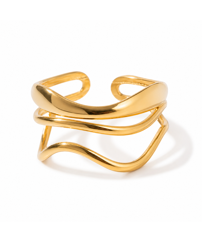 Triple Wave Ring