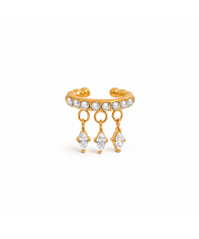 Crystal Cluster Earcuff